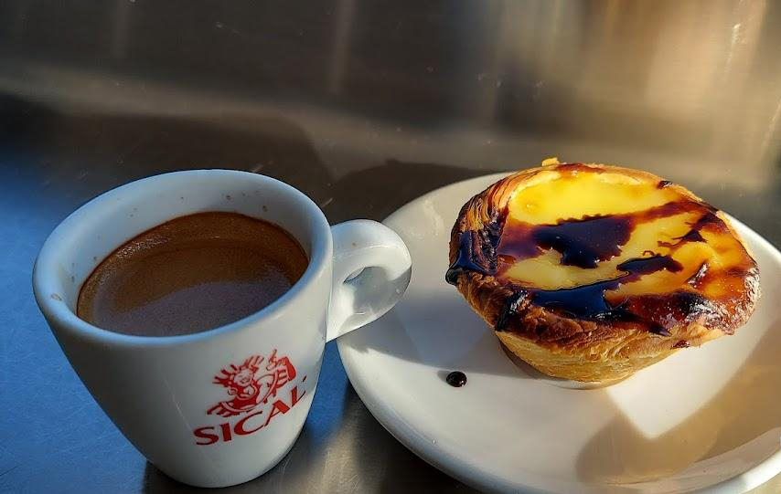 Coffee and Custard Tart
