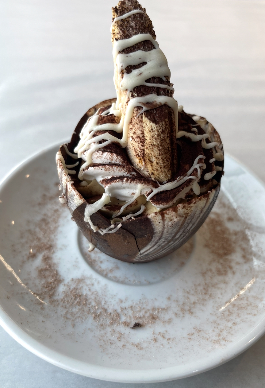 chocolate vanilla dessert